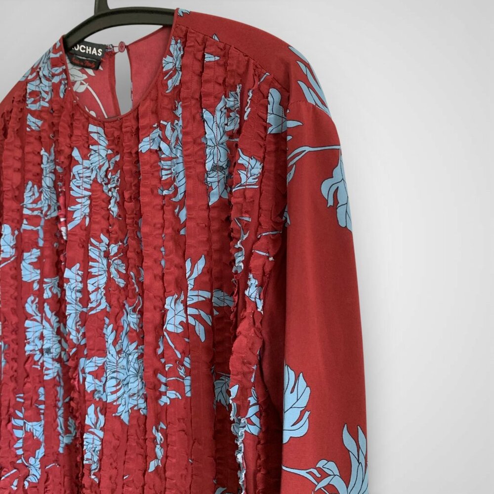 Rochas silk print top, Size 40 - Picture 3 of 8
